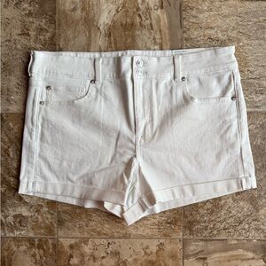 NWT/NIP American Eagle White High-Rise Shortie Shorts Sz 18